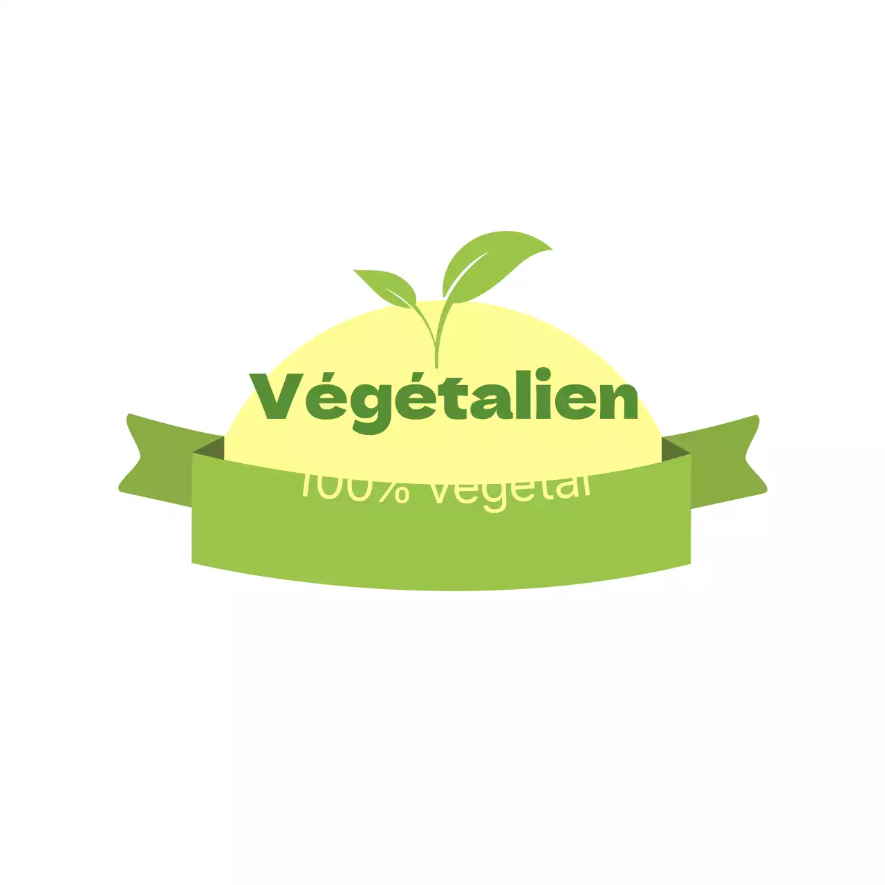 Un guide des ingrédients végétaliens avec un joli concept vert et chartreuse