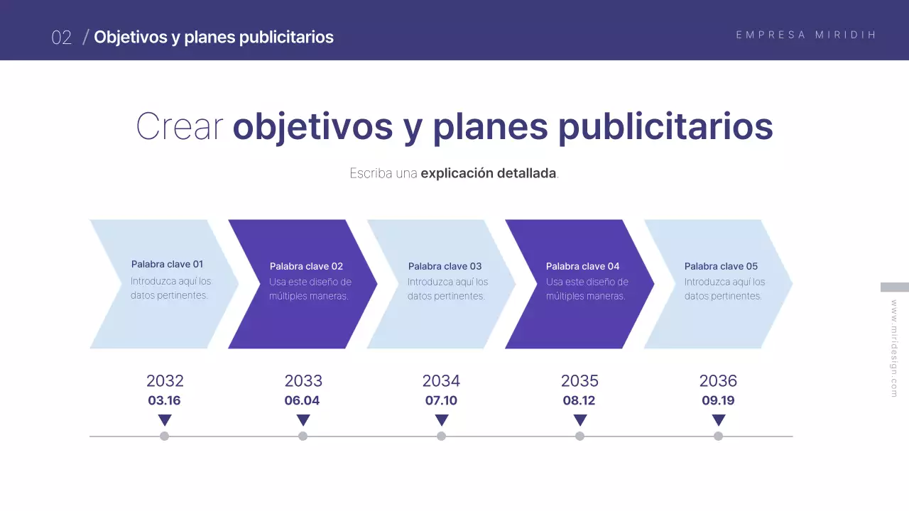 Plantilla de resumen creativo de tema morado