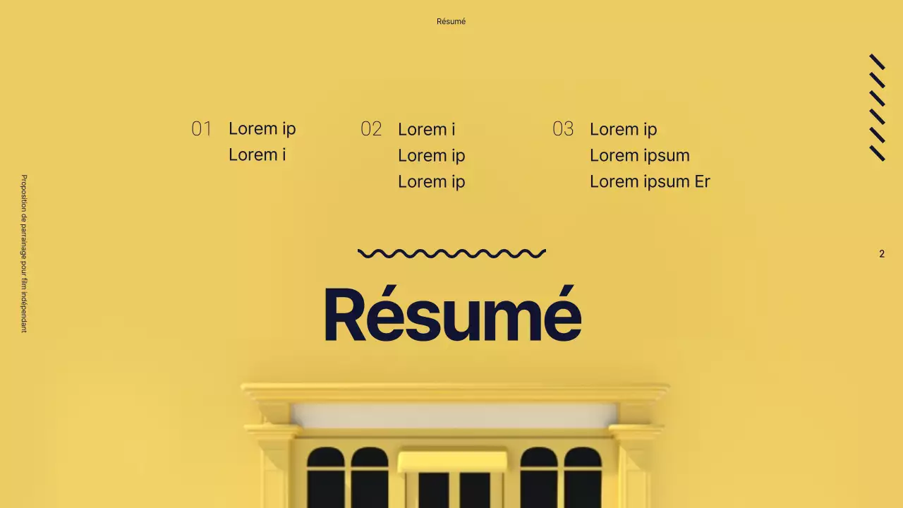 Une proposition de parrainage publicitaire pour un film haut en couleurs