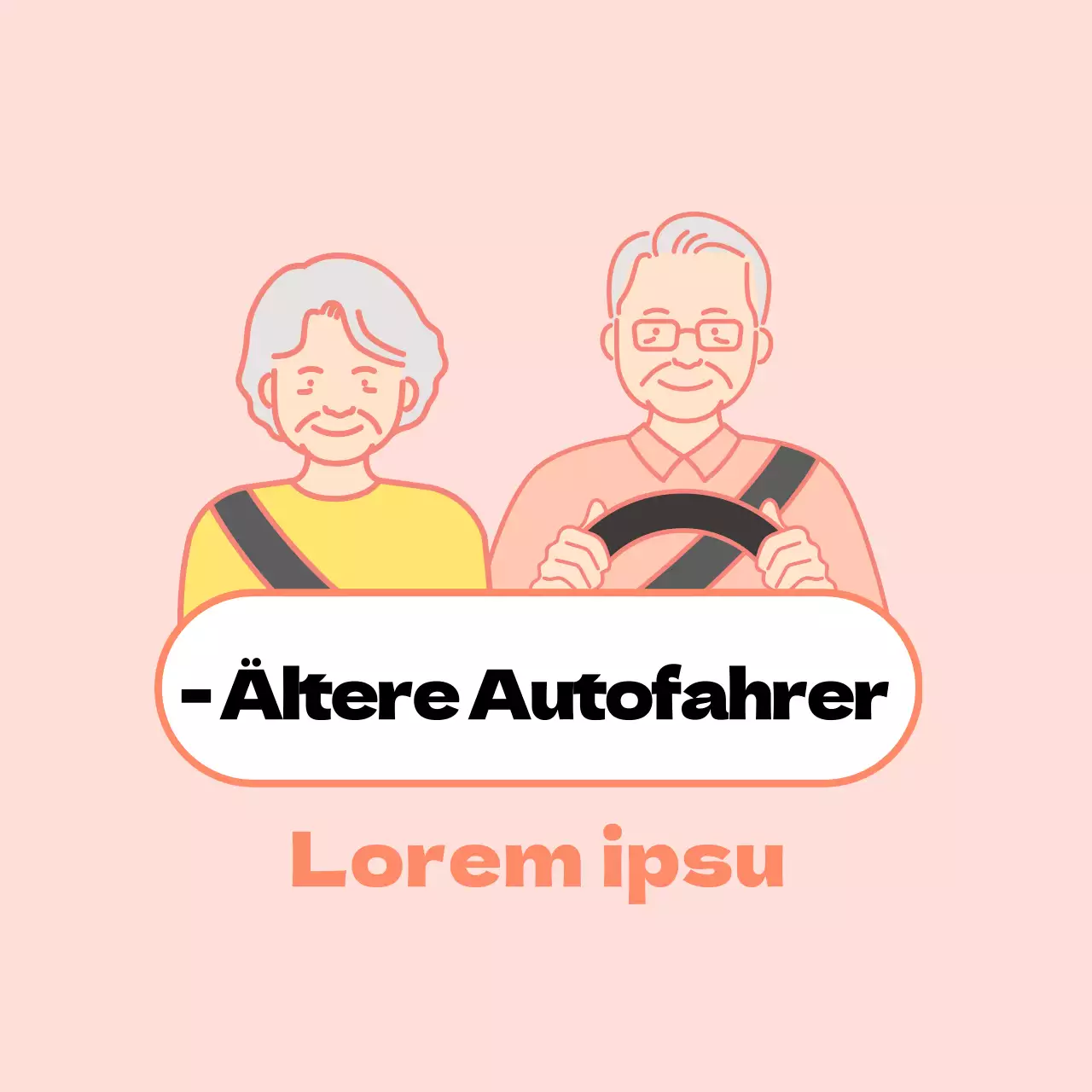 Magnetfolie für ältere Autofahrer