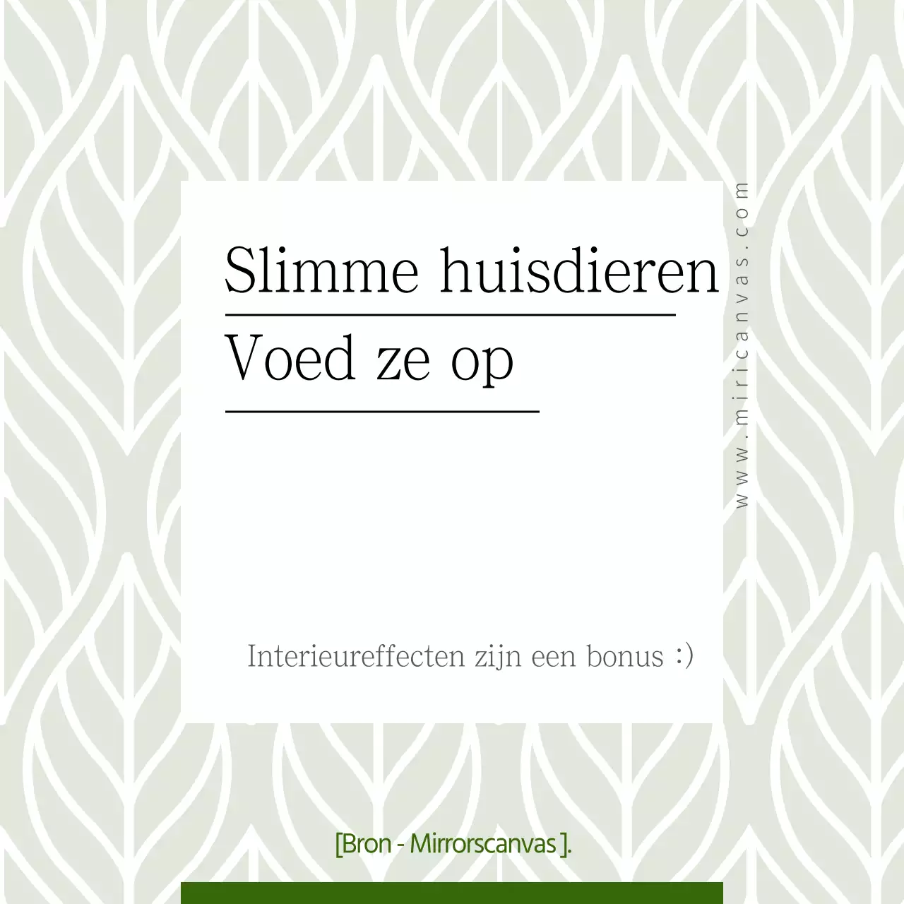 Huisdieren die fijnstof vangen