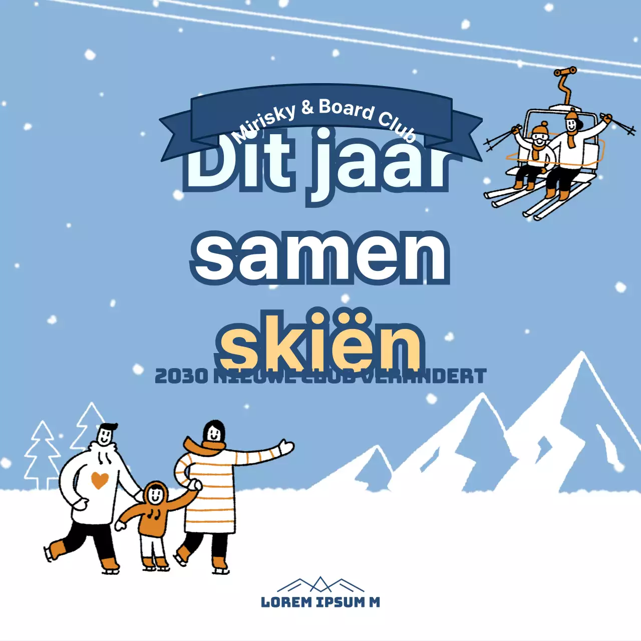 Hoe verander je je skiclub voor de feestdagen in lichtblauwNieuws