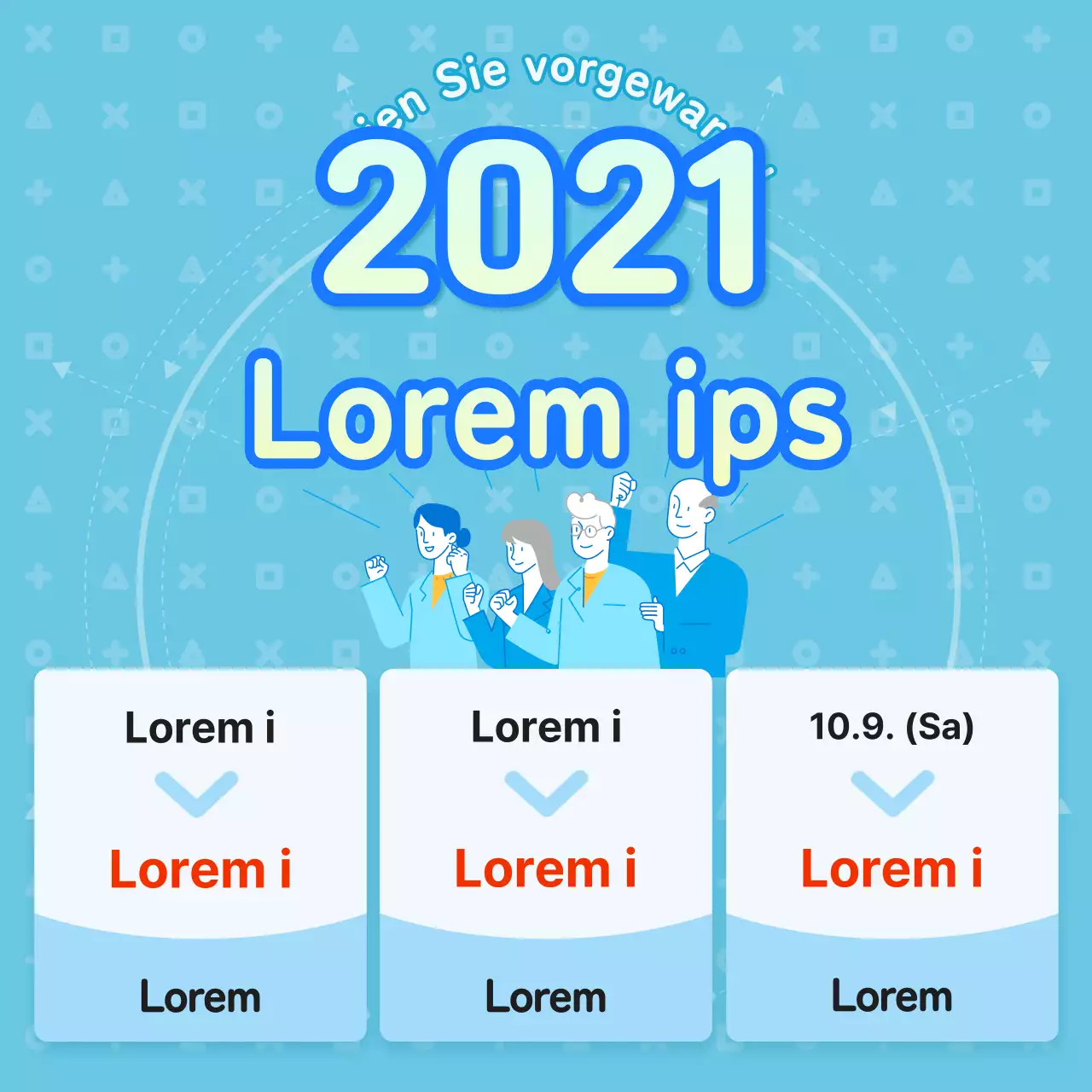 Hellblaues Fahrplanthema Alternative Feiertagsinformationen