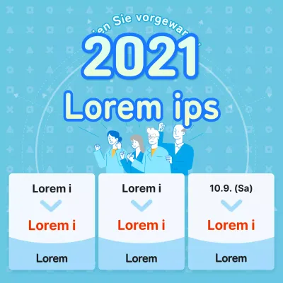 Hellblaues Fahrplanthema Alternative Feiertagsinformationen