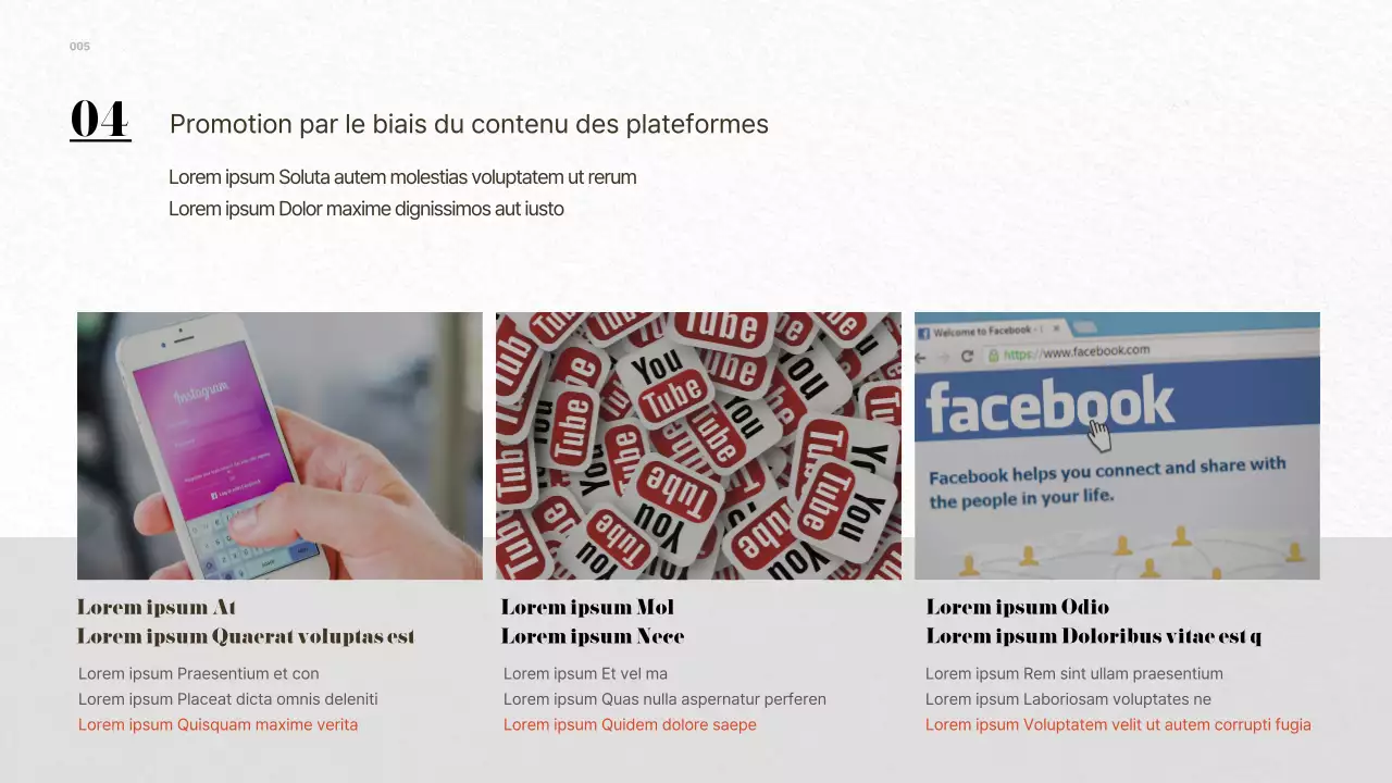 Proposition d'un événement en ligne pour promouvoir les chaînes de la famille Grey