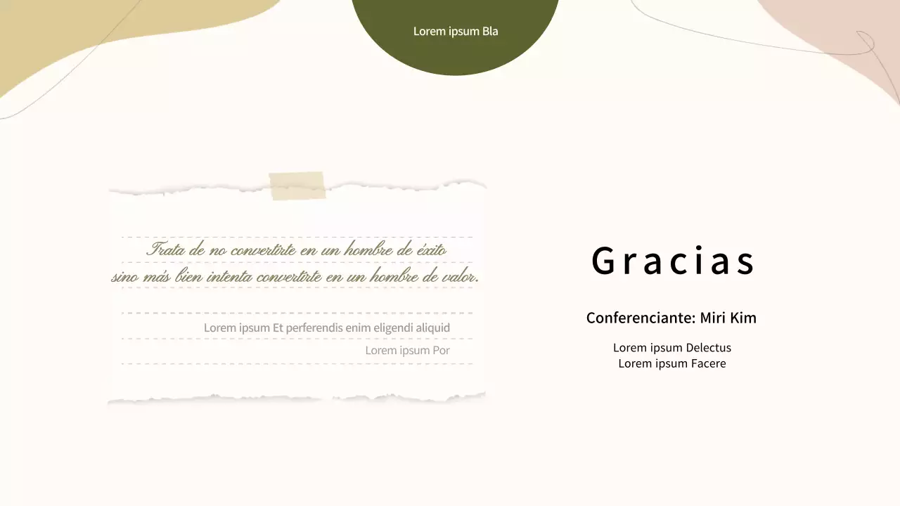 Una conferencia especial sobre el pastel, patrones curvos en las trayectorias profesionales