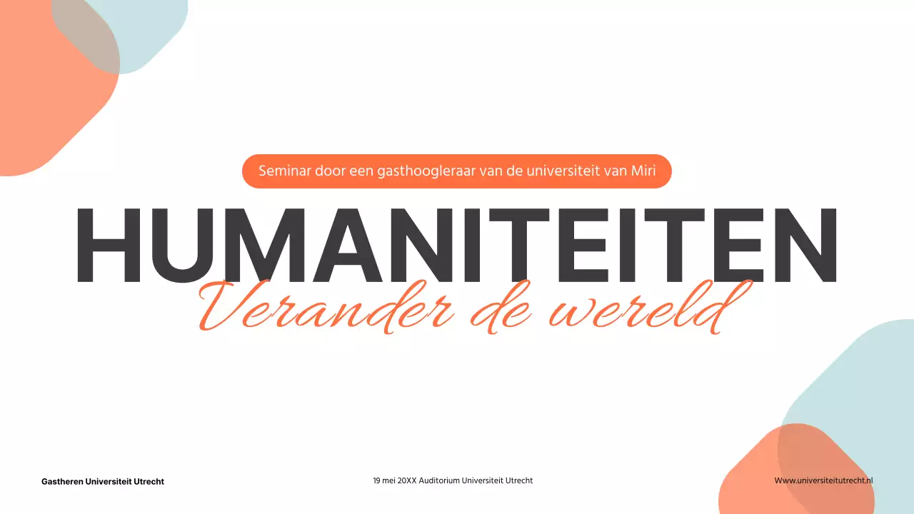 Presentaties voor seminars