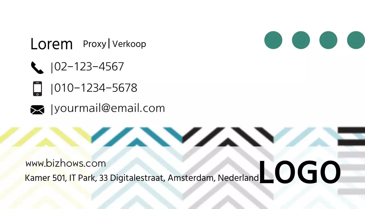 Zakelijke visitekaartjes