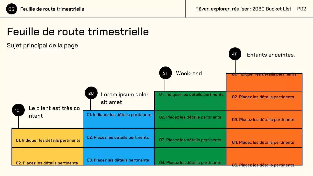 Yellow Colourful Cute Character Illustrations Bucket List
