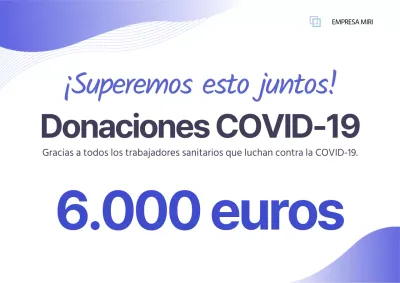 Lista de donaciones sanitarias Purple neat COVID-19