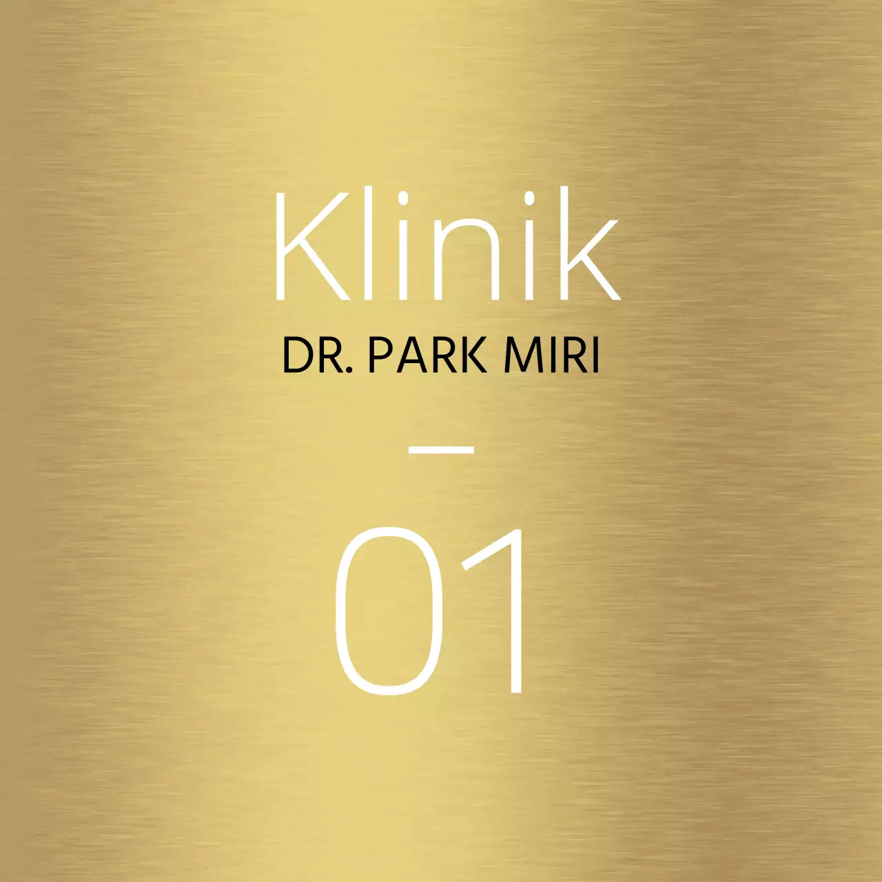 Einfache Gestaltung des Ortsführers mit weißen Linien und Ortsnamen von Krankenhäusern