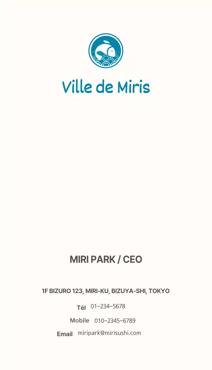 Restaurant japonais de sushis avec un design épuré bleu et jaune clair