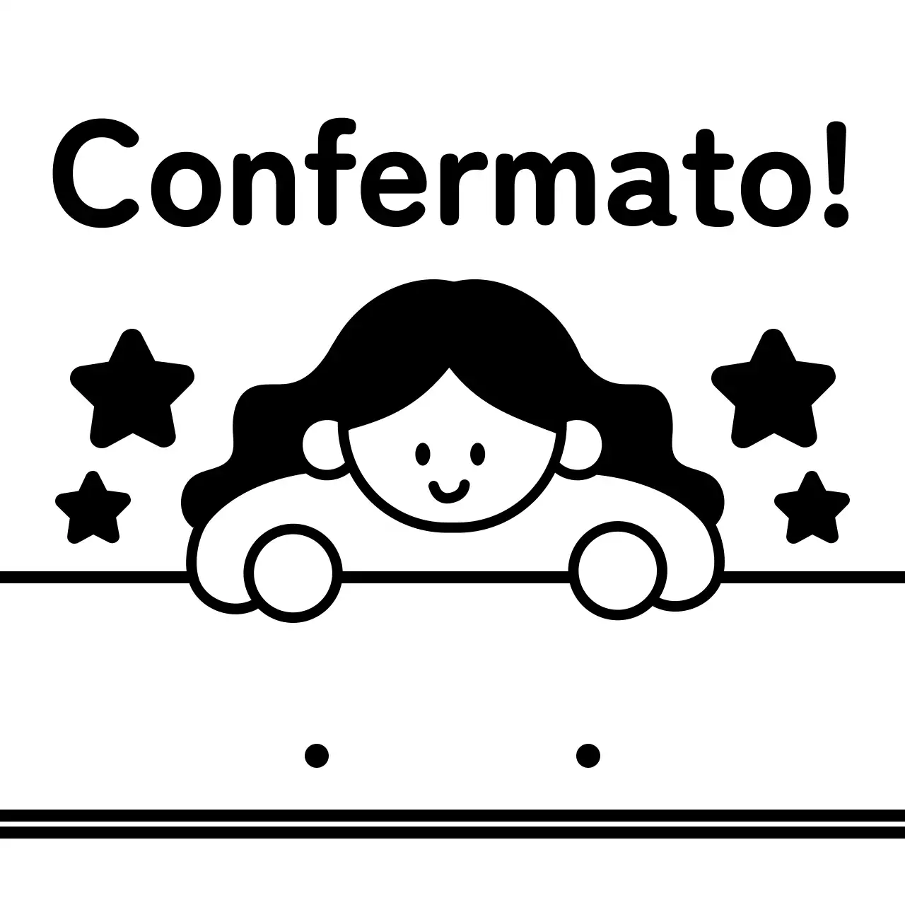 Per controllare e verificare i compiti con stelle nere e semplici illustrazioni umane