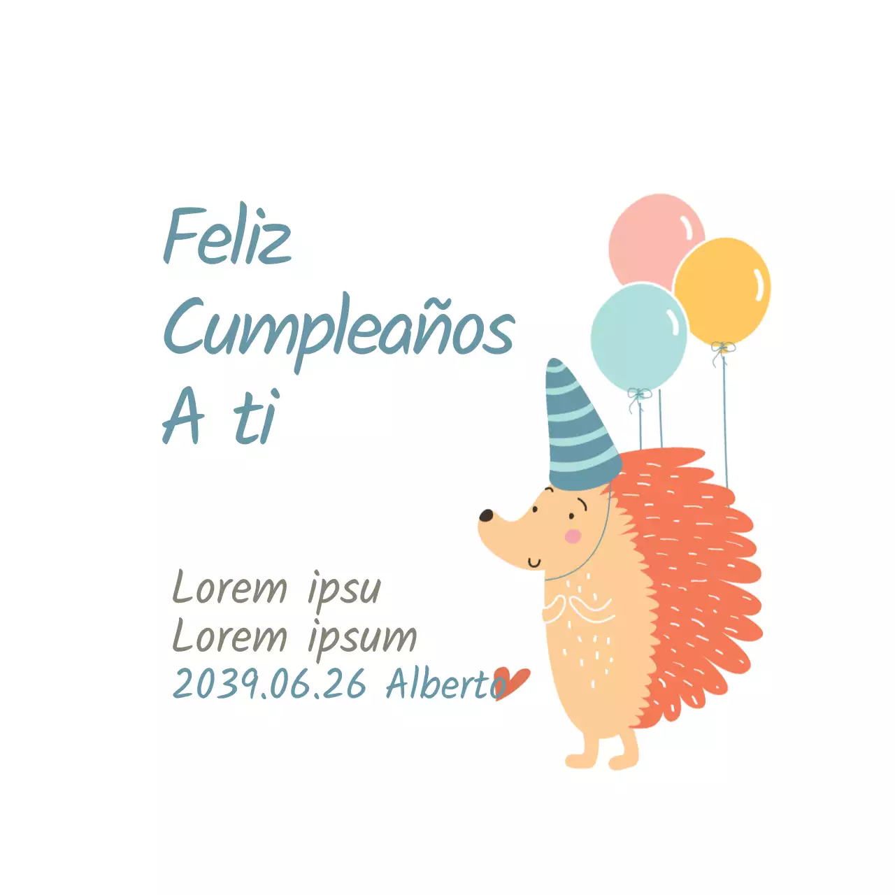 Cumpleaños del erizo
