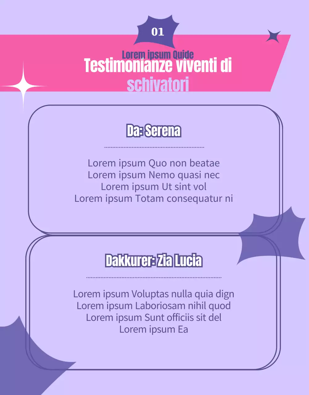 Disegnare eventi casuali evidenziando sfere rotonde rosa e viola