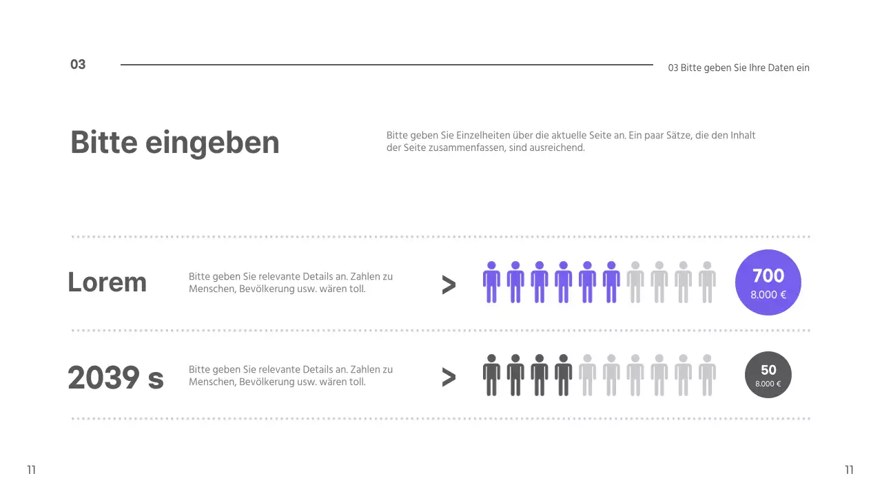 Blaubeer-Präsentation