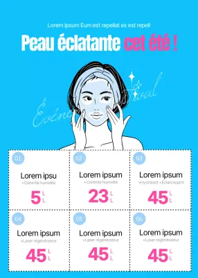 Les soins bleus et roses illustrent l'événement dermatologique de l'été