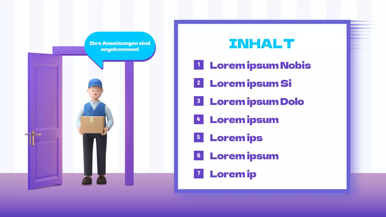 Einführung der lila Himmel einfache Versandlösung Lieferung