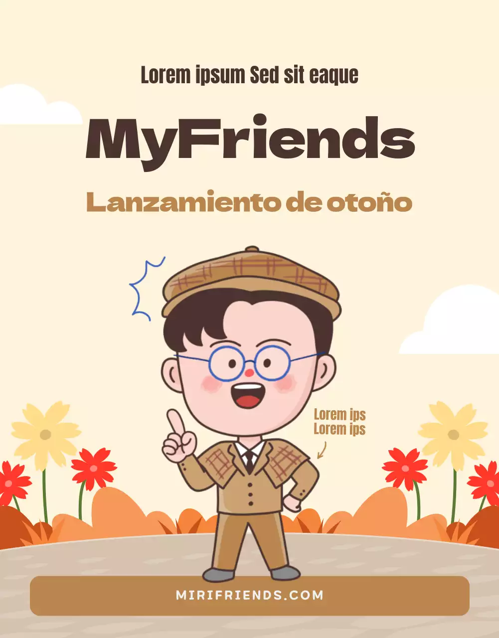 Lanzamiento de los simpáticos hinchas MyriFriends marrones y amarillos