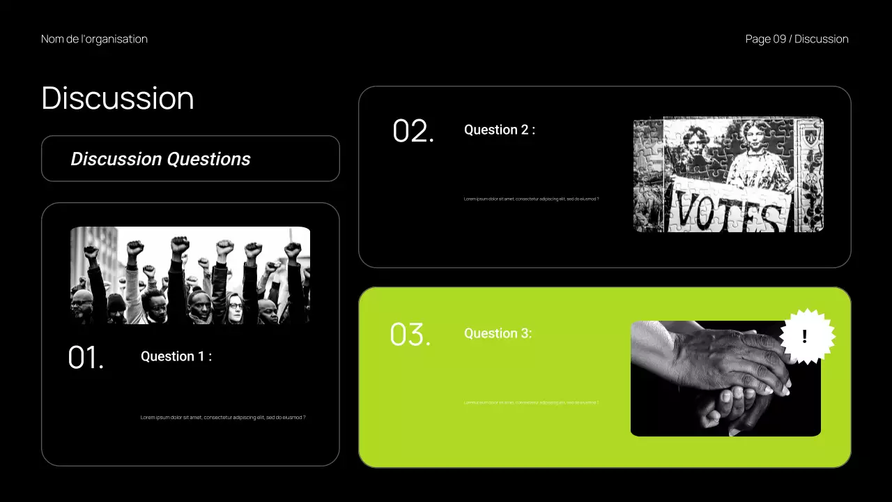 Présentation du matériel de classe tendance et audacieuse
