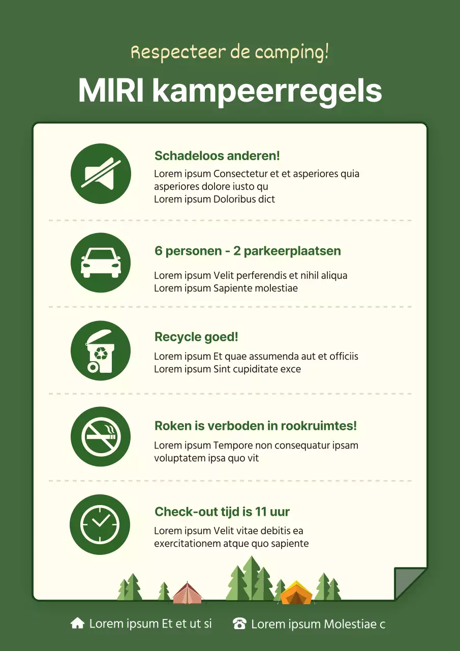 Een gids voor groene, schone campings