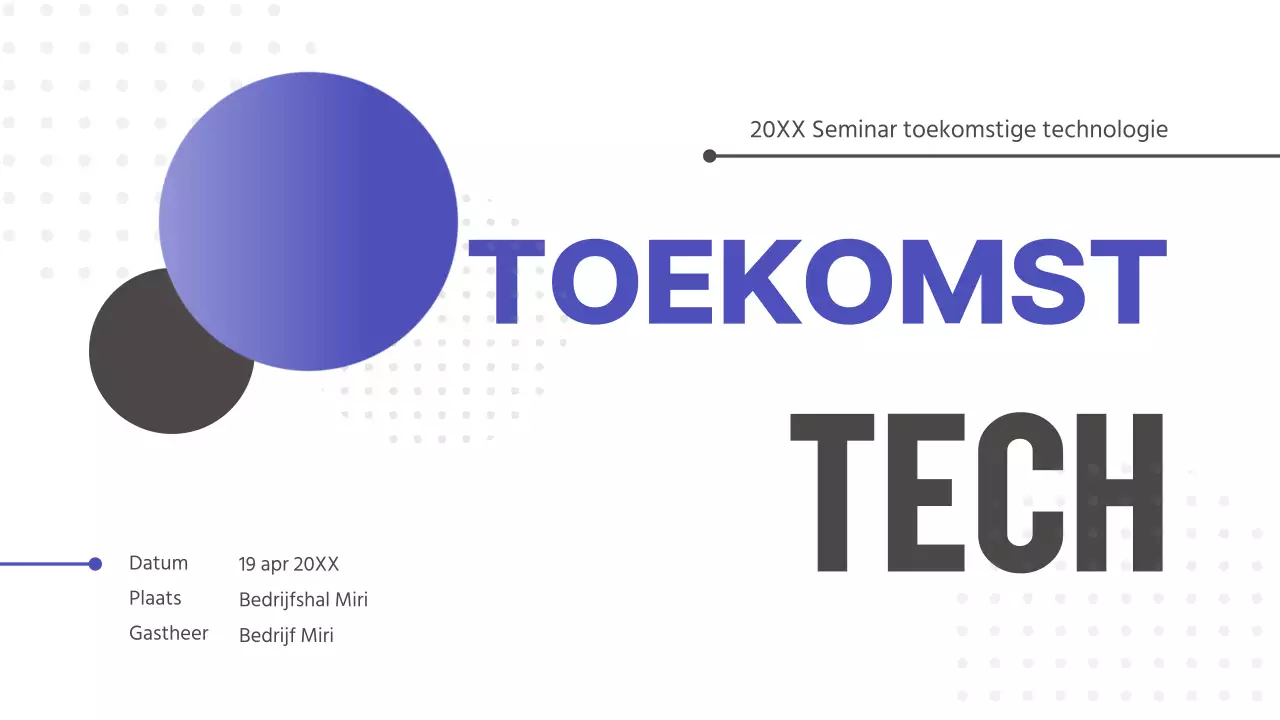 Presentaties voor seminars