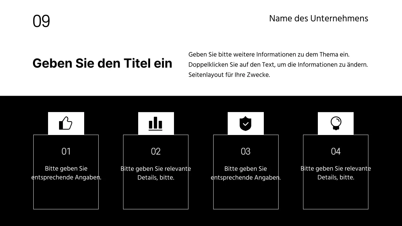 Verkaufspräsentationen für Unternehmen