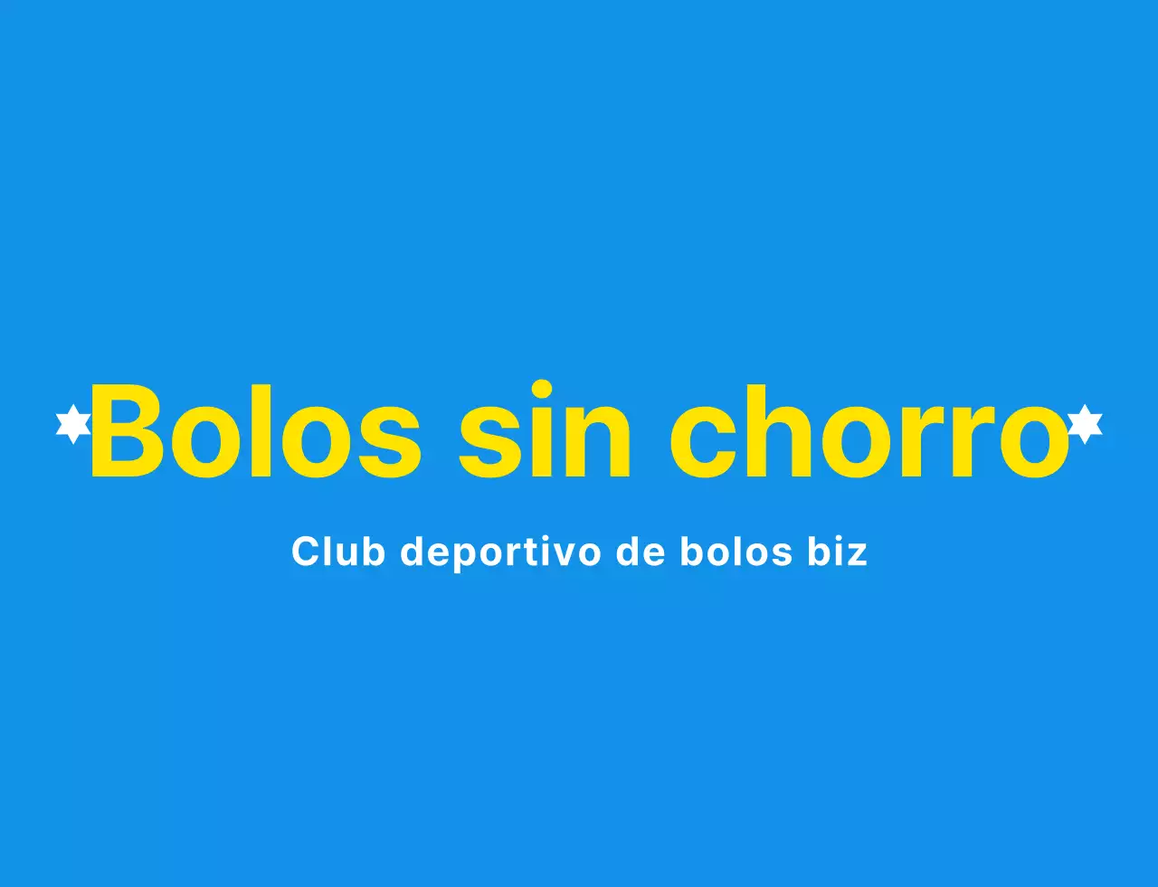 Una ilustración limpia de bolos y logotipo emblema en azul claro, blanco y amarillo para un club deportivo de bolos.