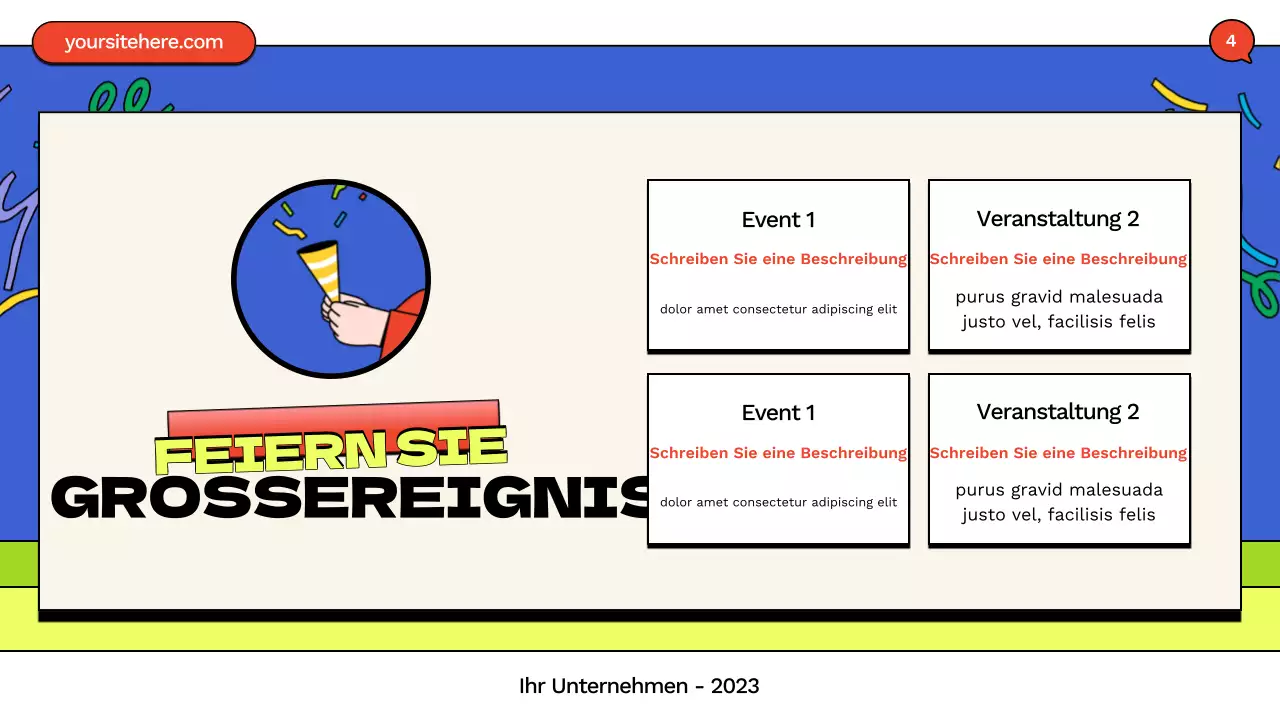 blue comic neujahrsvorstellung