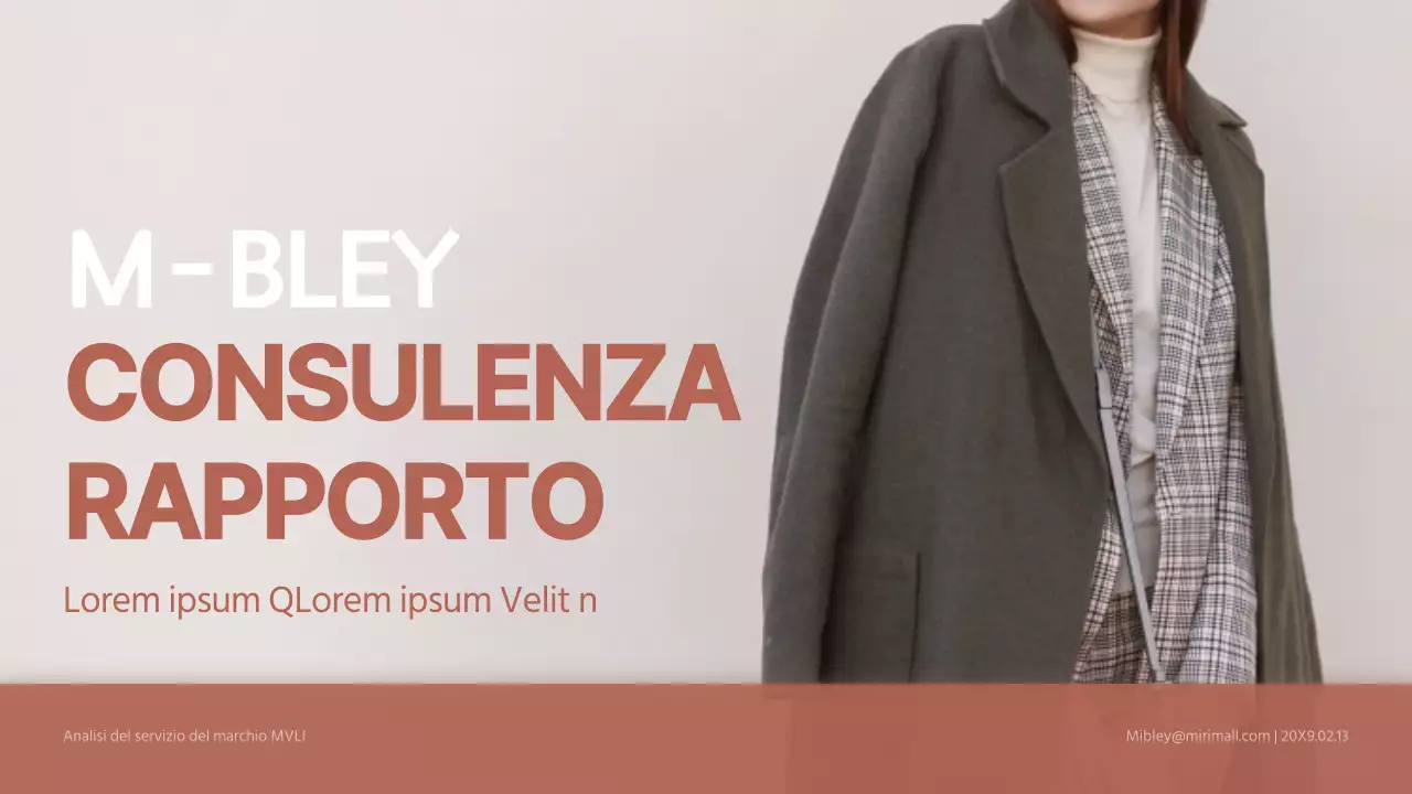 Rapporto di consulenza pulito rosa-beige sfumato