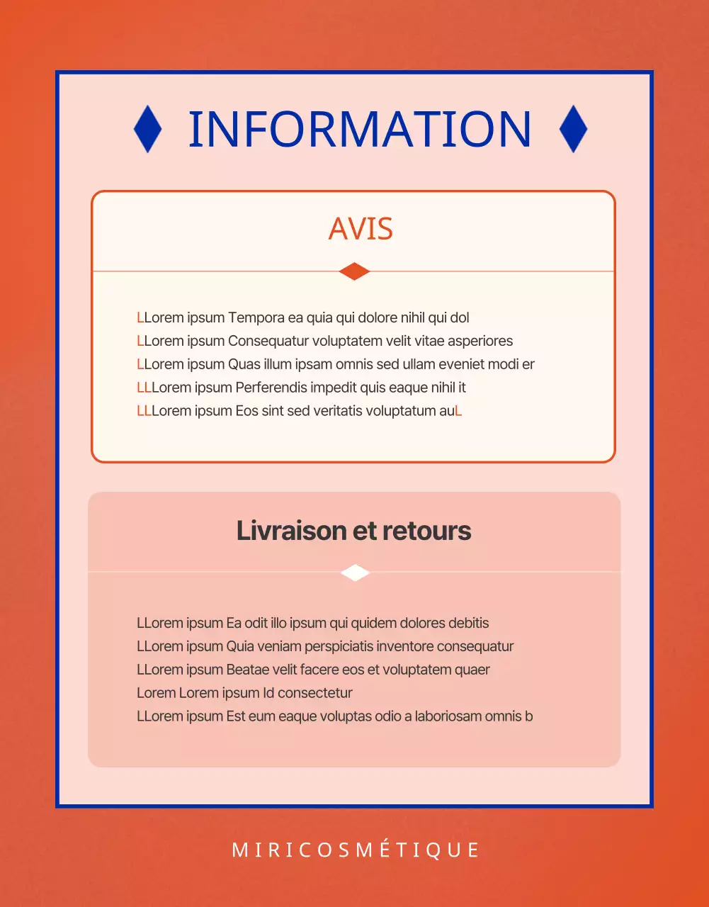 Promouvoir les rouges à lèvres vibrants avec des accents de couleur rose-orange