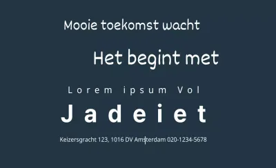 Een mooie toekomst