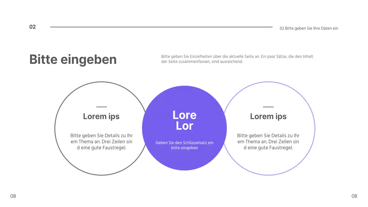 Blaubeer-Präsentation