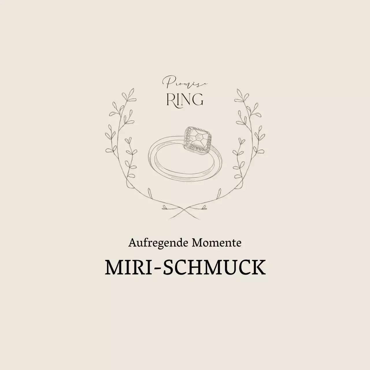 Elfenbeinfarbene Illustration Einfaches Schmuckzubehör