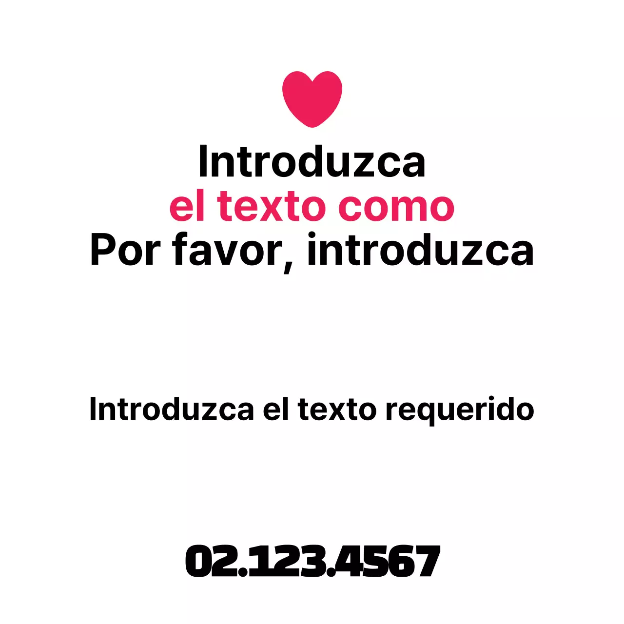 Introduzca el texto del corazón