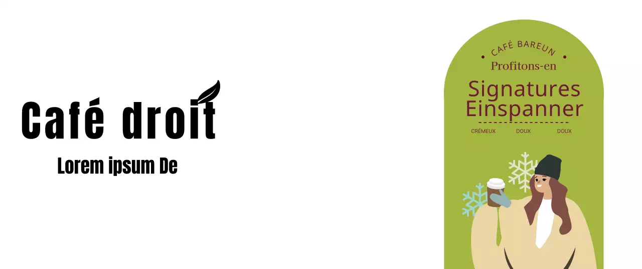 Tasse à café illustrée