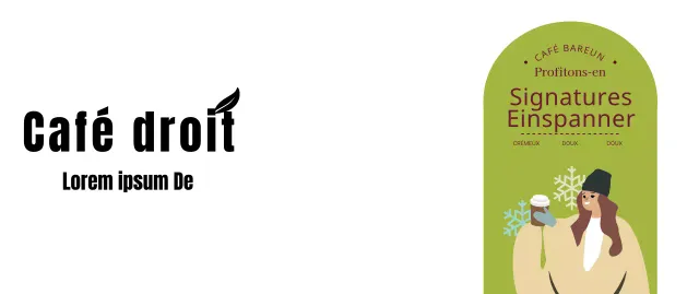 Tasse à café illustrée