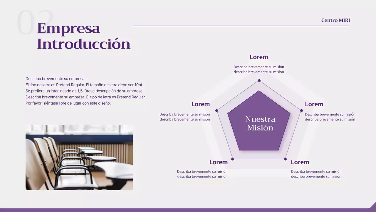 Propuesta de taller de un día de duración en color morado