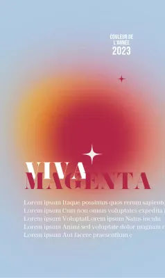 Dégradés et textes élégants avec des couleurs rouge et bleu clair