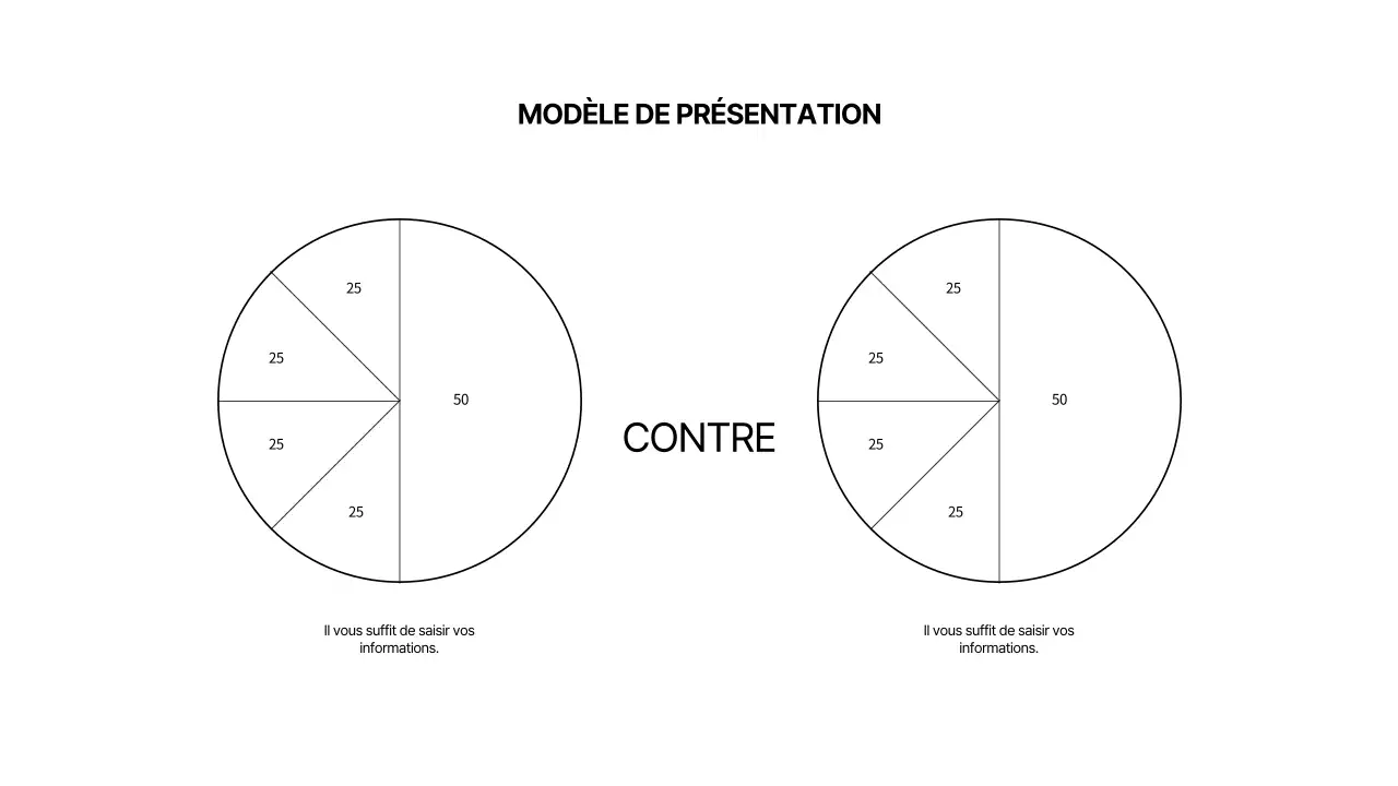 Formes noires simples