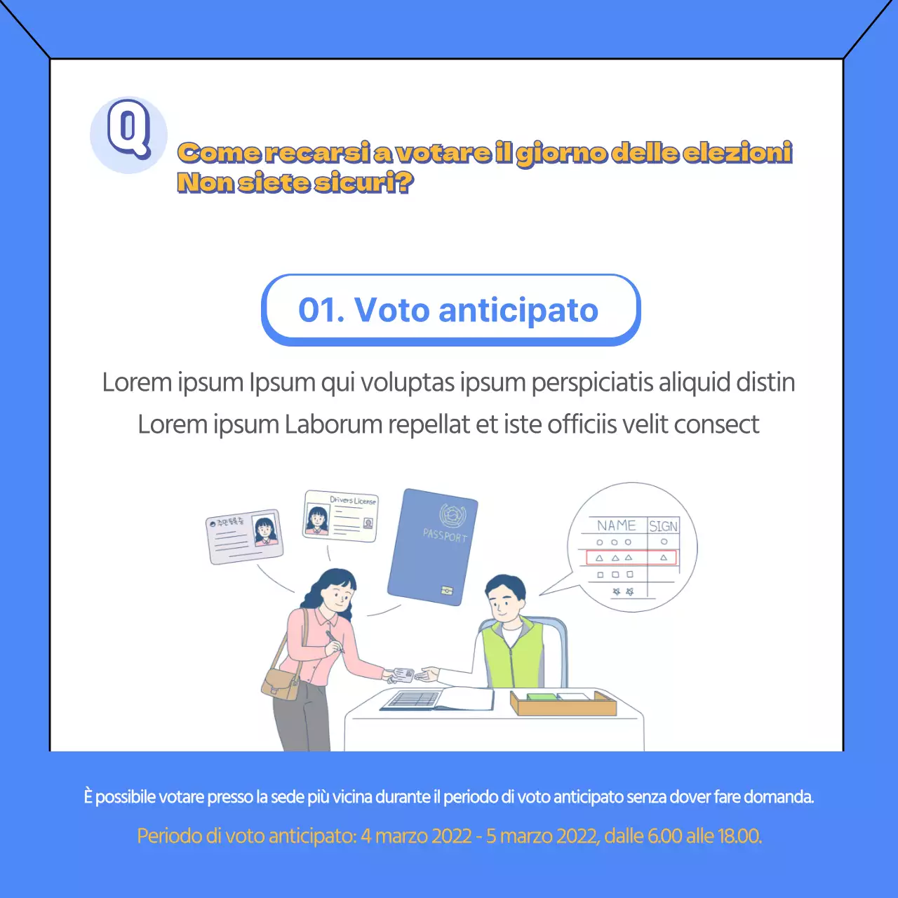 L'elezione presidenziale in blu: quali poteri ha il Presidente? Votare alle 20esime elezioni presidenziali