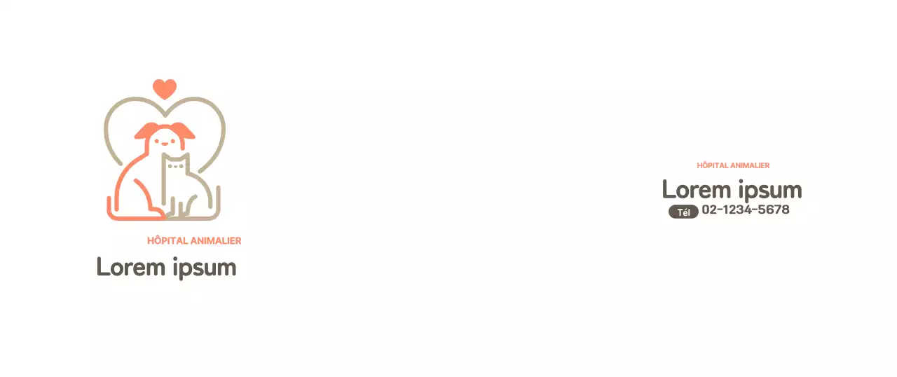 Mug vet logo simple blanc