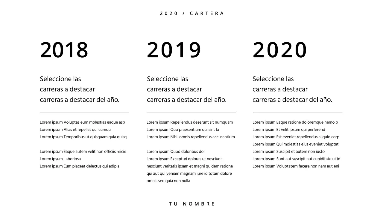 Una cartera sencilla en blanco y negro