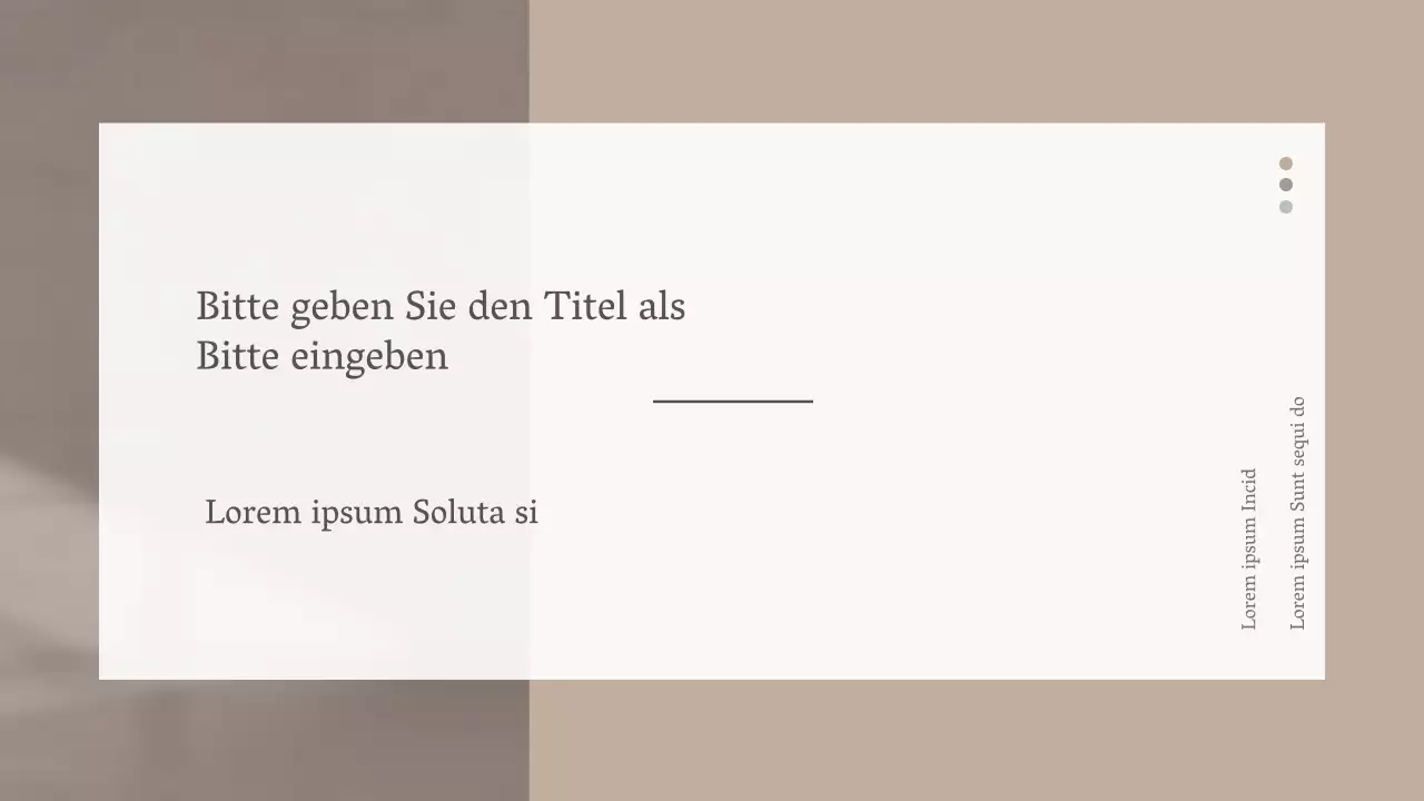 Präsentation von Caffè Latte