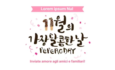 Diffondete l'amore a novembre