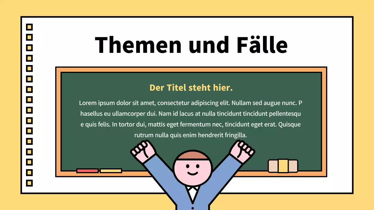 Helle und niedliche Illustrationen zu Leben und Ethik
