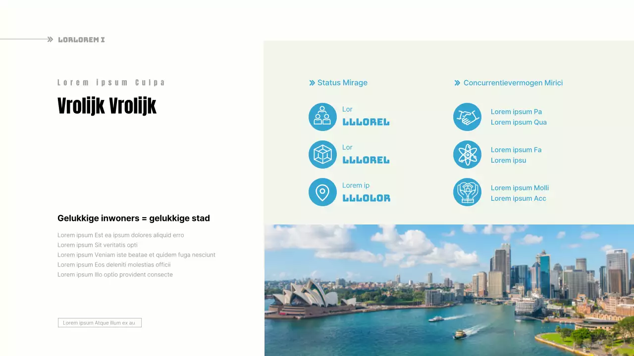 Een eenvoudig, lichtblauw en geel voorstel voor een participatieve gemeentelijke code