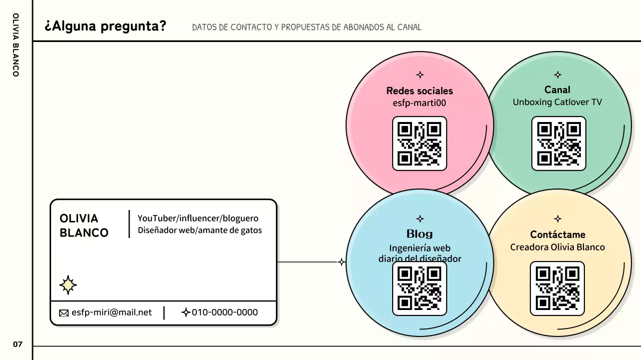 Una bonita y colorida propuesta de colaboración entre YouTubers en rosa, verde y pastel.