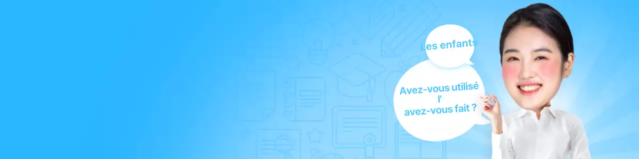 Thème Google Classroom avec un concept d'image d'enseignant jaune et bleu clair