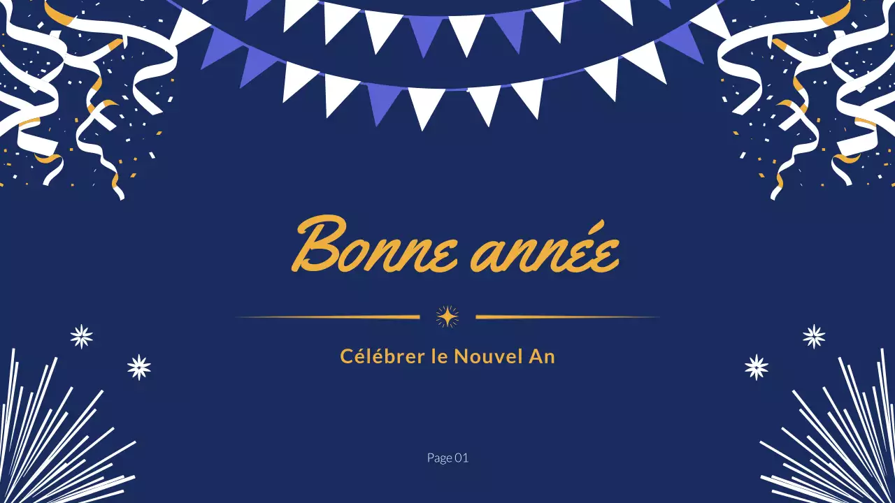 Présentation de la récapitulation des festivités du Nouvel An de la marine